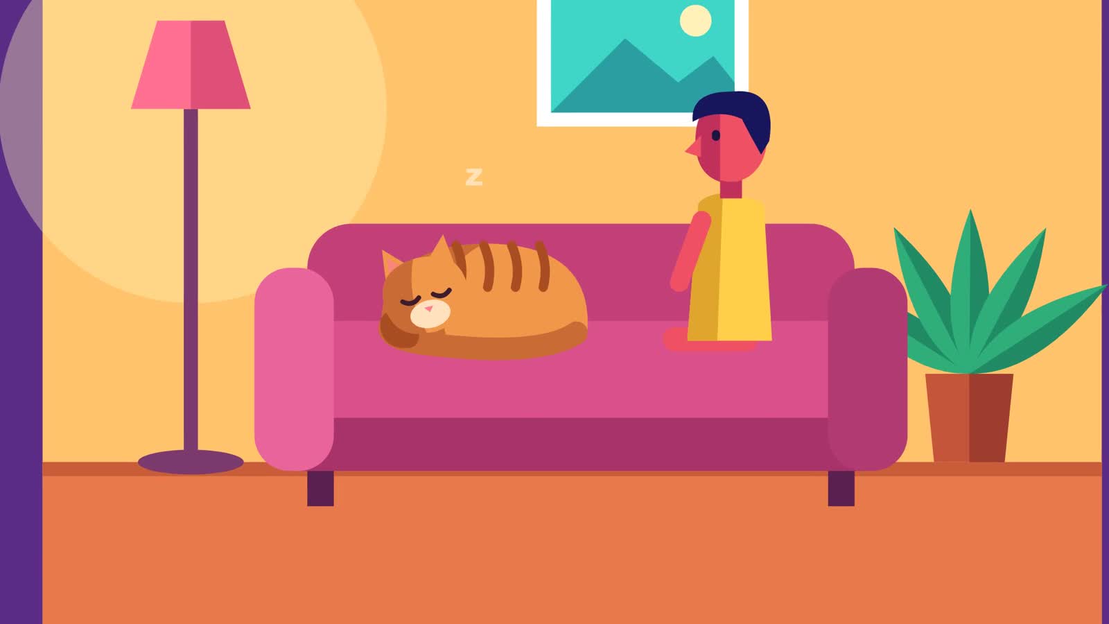 Opus 5.5 Animation PoC: Flat Vector Explainer PoC