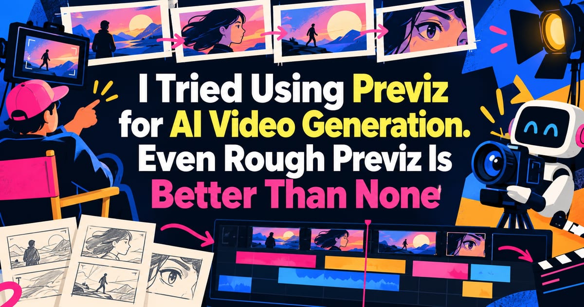 I Tried Using Previz for AI Video Generation. Rough Is Still Better Than Nothing